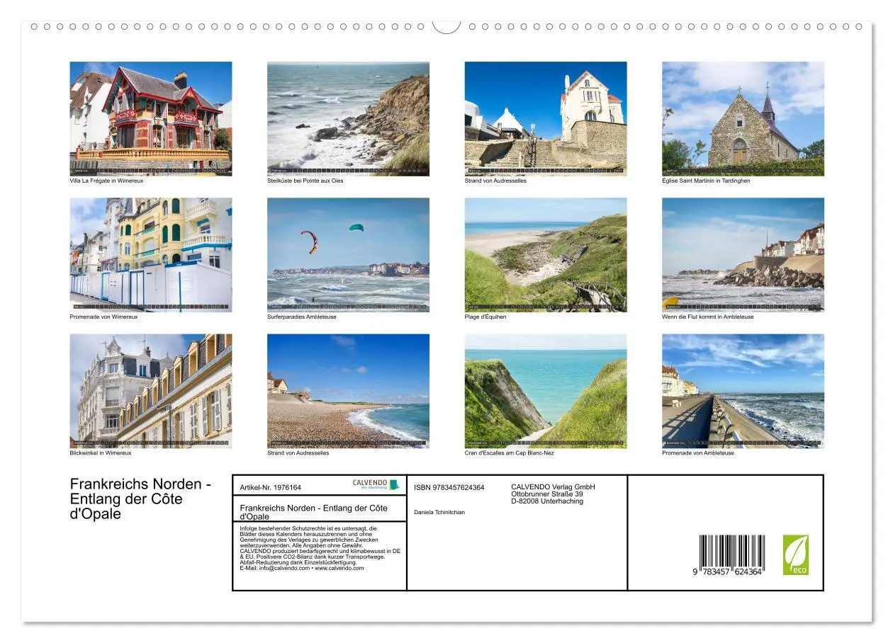 Bild: 9783457624364 | Frankreichs Norden - Entlang der Côte d'Opale (Wandkalender 2026...