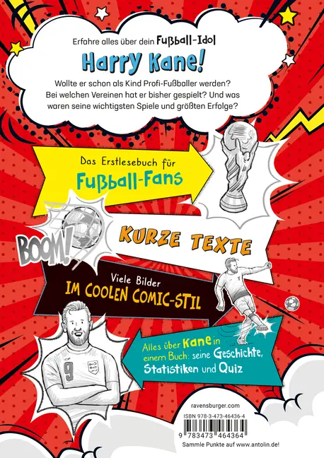 Bild: 9783473464364 | Fußball-Stars - Alles über Kane. Vom Fußball-Talent zum Megastar