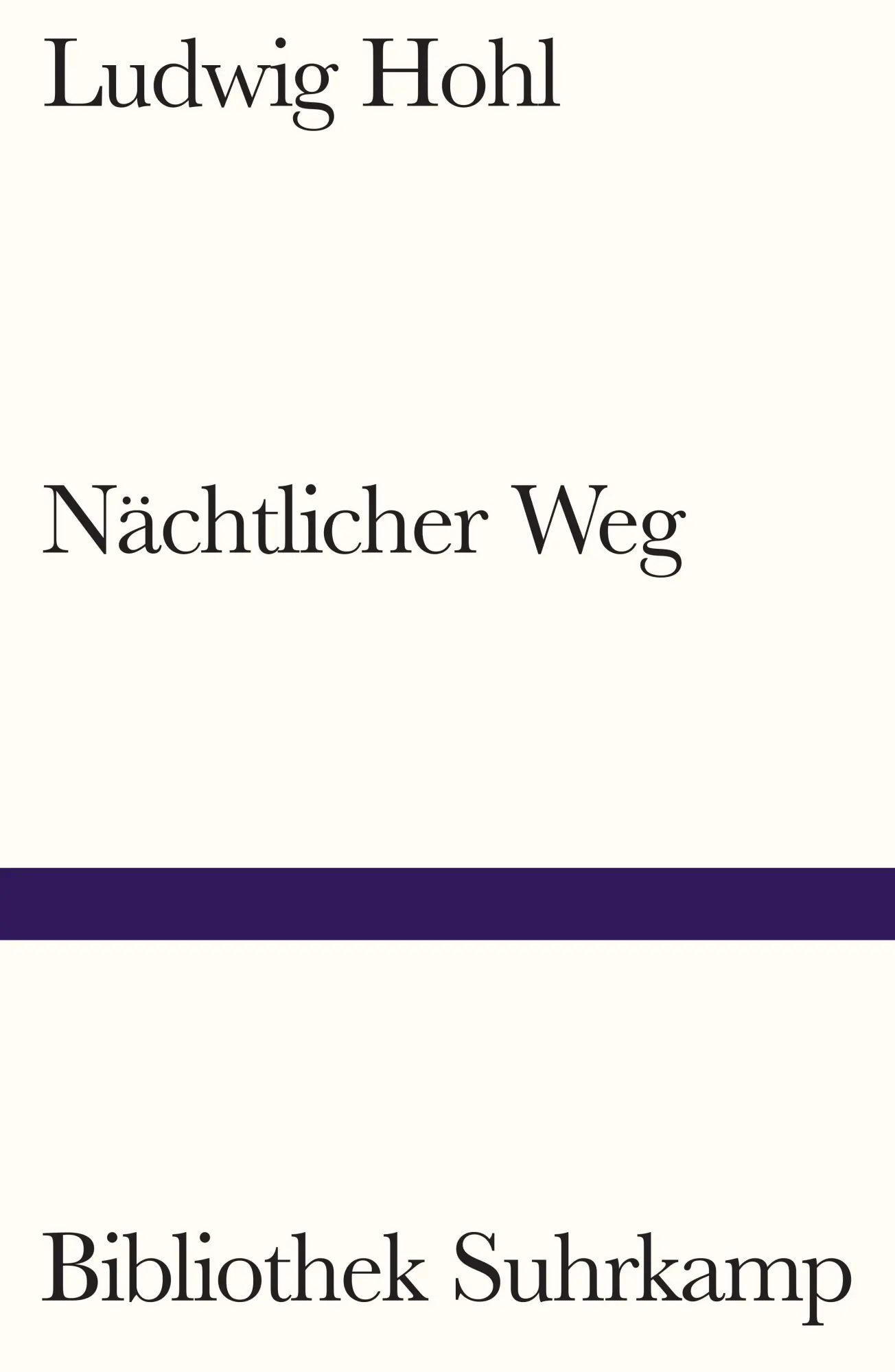 Cover: 9783518244364 | Nächtlicher Weg | Erzählungen | Ludwig Hohl | Taschenbuch | 97 S.