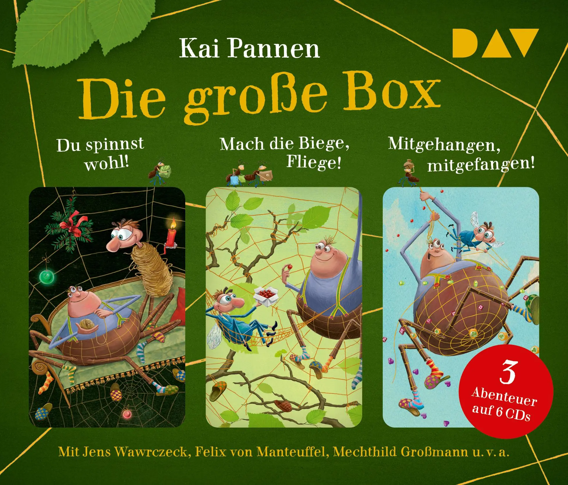 Cover: 9783742434364 | Die große Box. Du spinnst wohl! - Mach die Biege, Fliege! -...