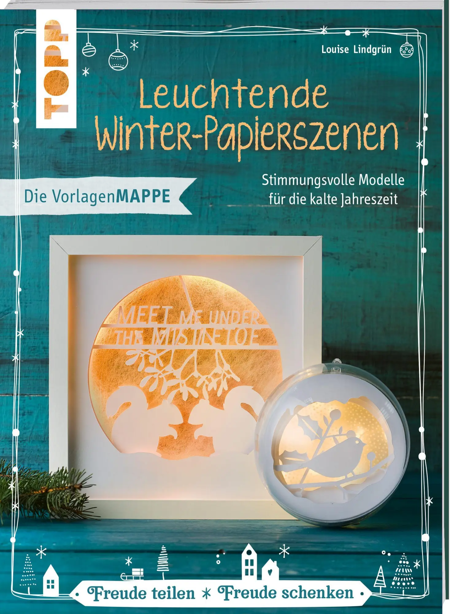Cover: 9783772444364 | Leuchtende Winter-Papierszenen (kreativ.kompakt.) | Louise Lindgrün