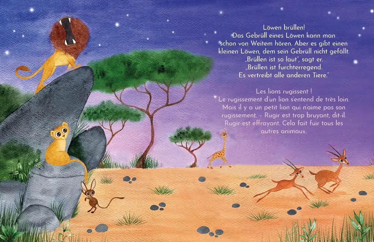 Bild: 9783949514364 | Brüll, kleiner Löwe - Rugis, petit lion | Ingo Blum | Buch | 44 S.
