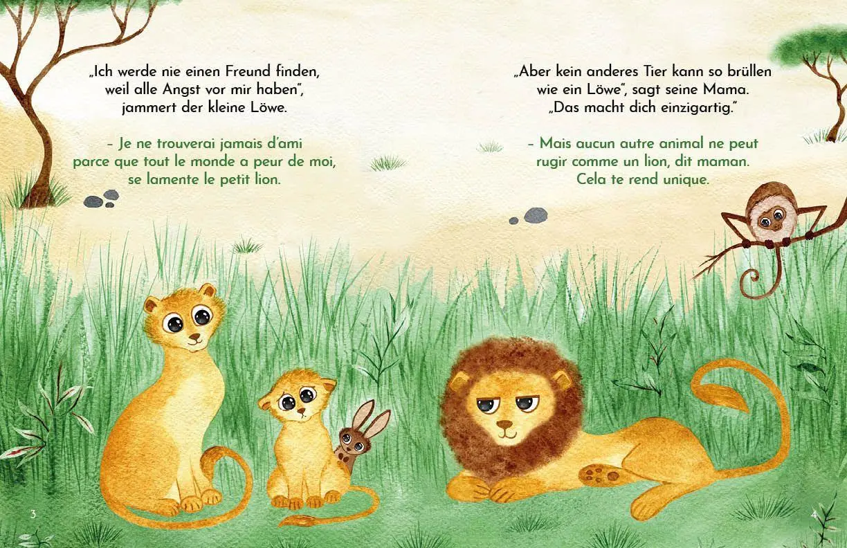 Bild: 9783949514364 | Brüll, kleiner Löwe - Rugis, petit lion | Ingo Blum | Buch | 44 S.