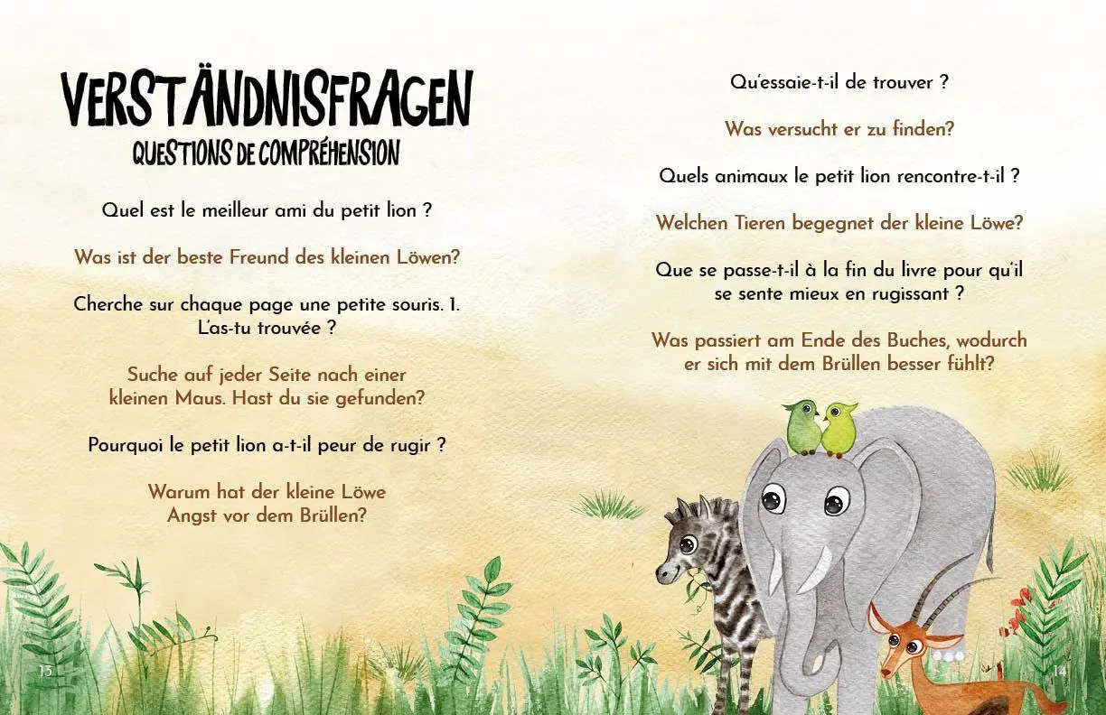 Bild: 9783949514364 | Brüll, kleiner Löwe - Rugis, petit lion | Ingo Blum | Buch | 44 S.