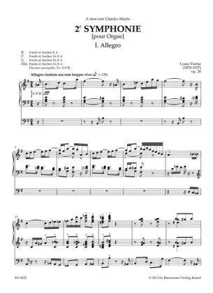 Bild: 9790006534364 | 2. Symphonie op. 20 (1902/03) | Louis Vierne (u. a.) | Buch | 2013