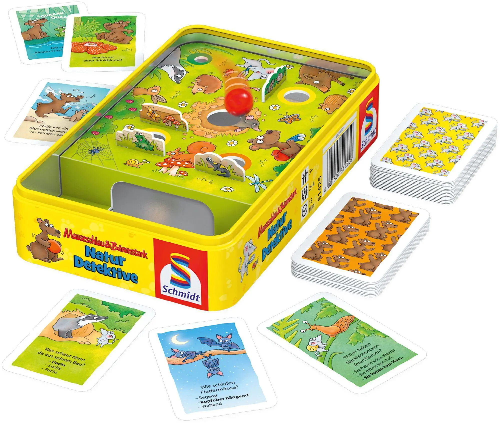 Bild: 4001504514464 | Mauseschlau &amp; Bärenstark, Naturdetektive | Spiel | Brettspiel | 51446