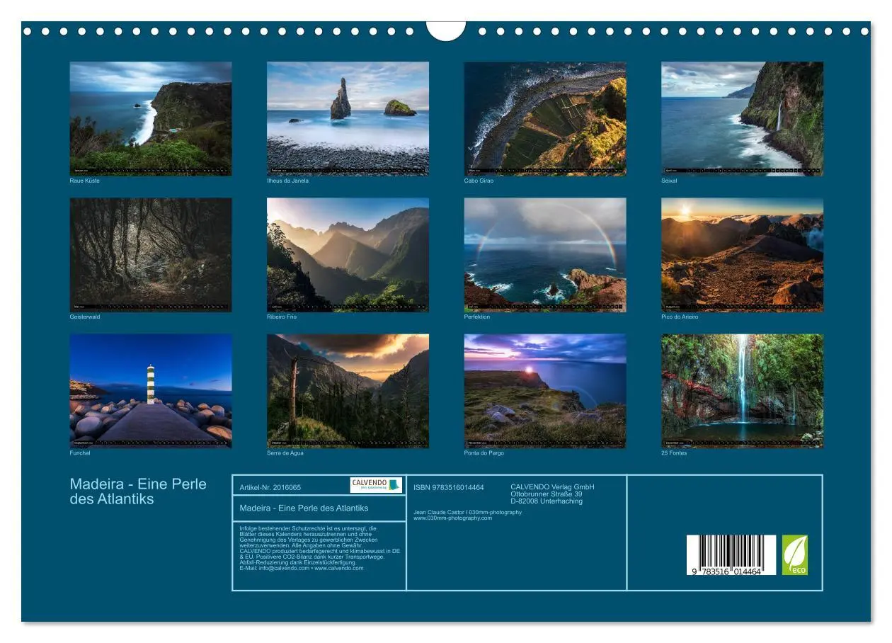 Bild: 9783516014464 | Madeira - Eine Perle des Atlantiks (Wandkalender 2026 DIN A3 quer),...