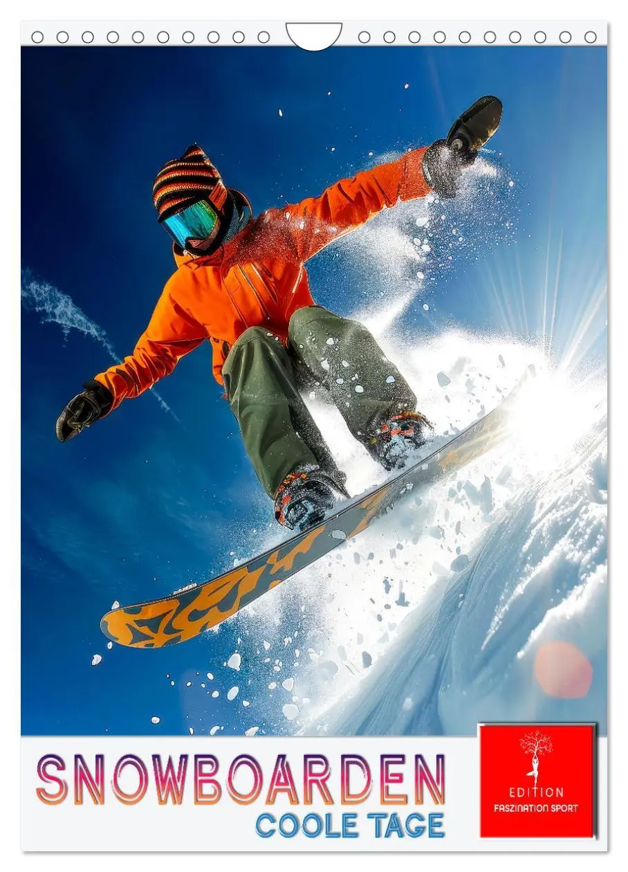 Cover: 9783516254464 | Snowboarden - coole Tage (Wandkalender 2026 DIN A4 hoch), CALVENDO...