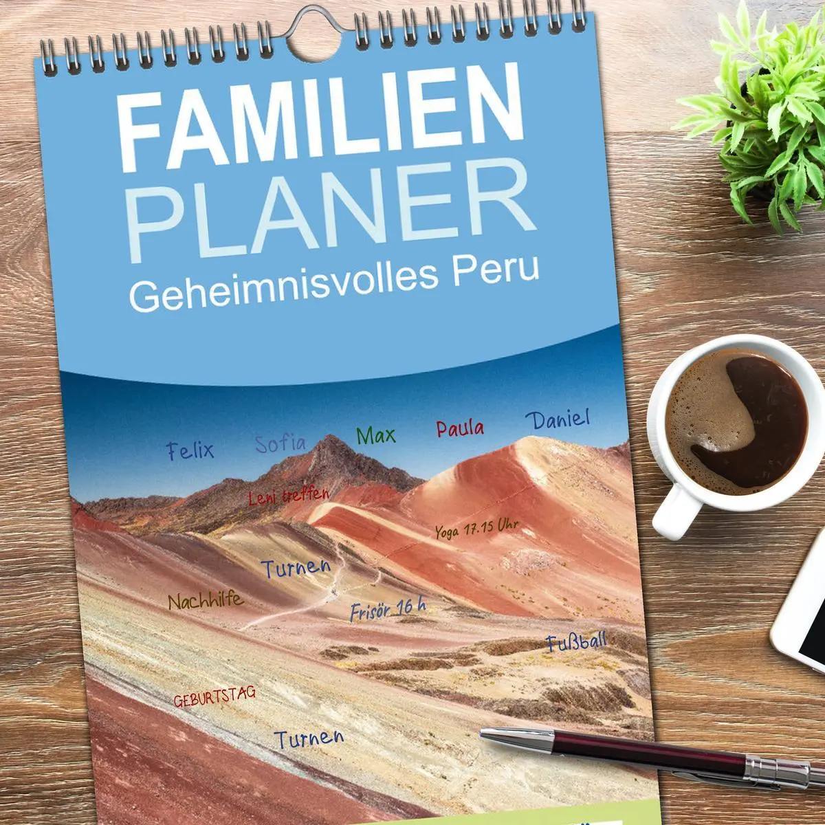 Bild: 9783516494464 | Familienplaner 2026 - Geheimnisvolles Peru mit 5 Spalten...
