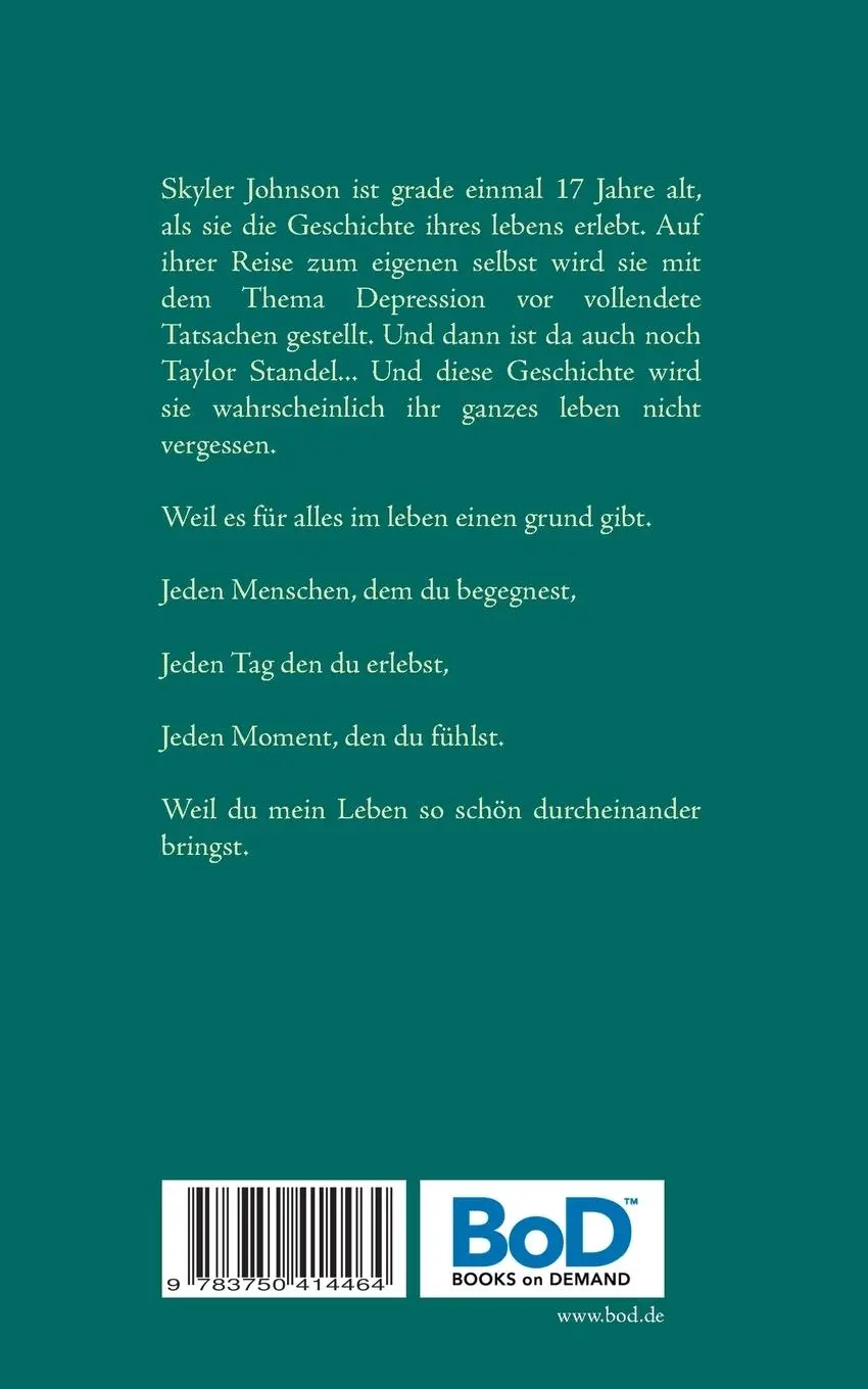 Rückseite: 9783750414464 | Das Gegenteil von Traurigkeit | Saphira Czychon | Taschenbuch | 148 S.