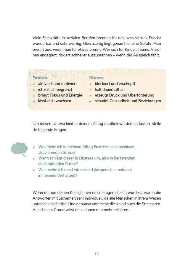 Bild: 9783960464464 | Selbstfürsorge für pädagogische Fachkräfte | Rebekka Asbach | Buch