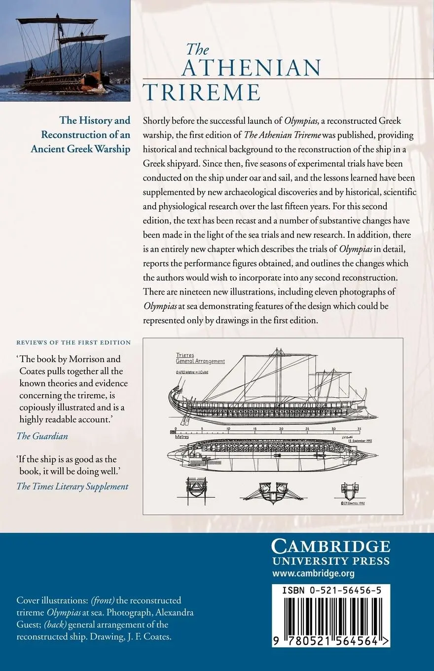 Rückseite: 9780521564564 | The Athenian Trireme | J. S. Morrison (u. a.) | Taschenbuch | Englisch