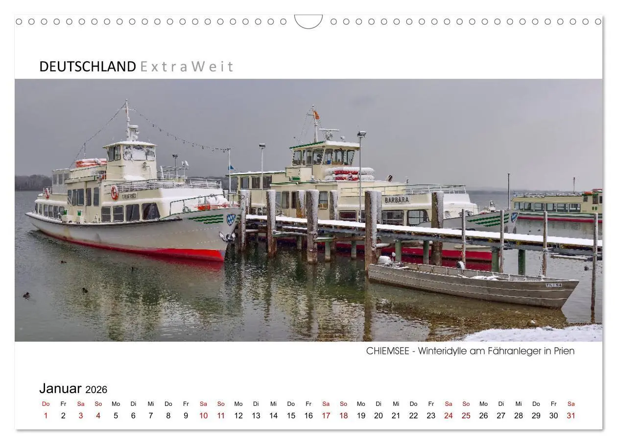 Bild: 9783457844564 | Weißblaue Impressionen vom Chiemsee (Wandkalender 2026 DIN A3...