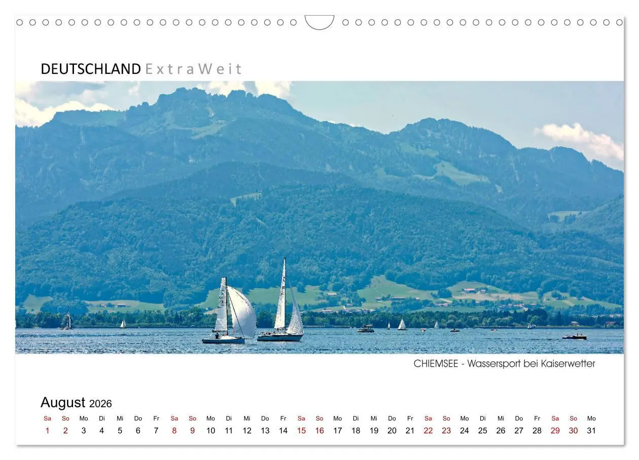 Bild: 9783457844564 | Weißblaue Impressionen vom Chiemsee (Wandkalender 2026 DIN A3...