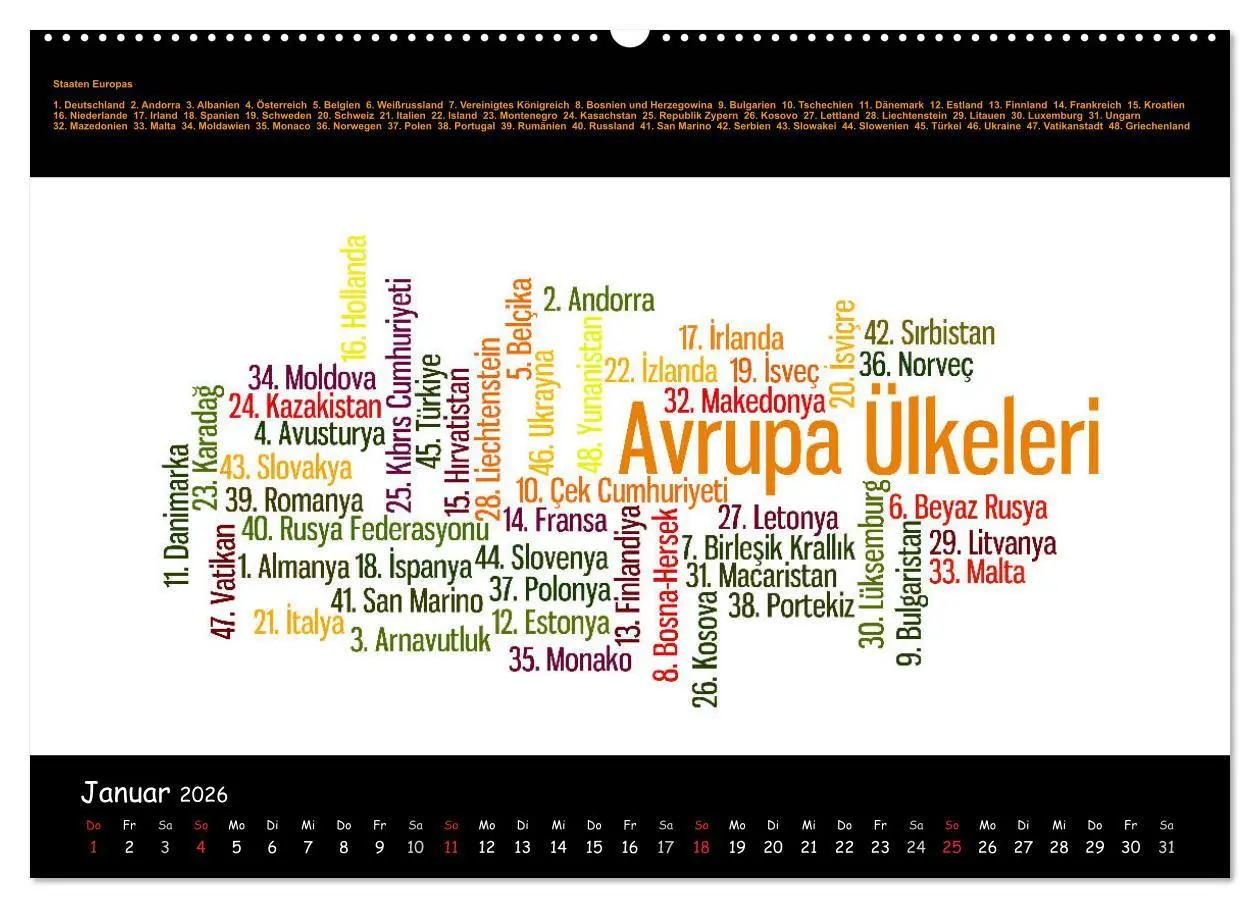 Bild: 9783516004564 | Sprachkalender Türkisch-Deutsch (hochwertiger Premium Wandkalender...