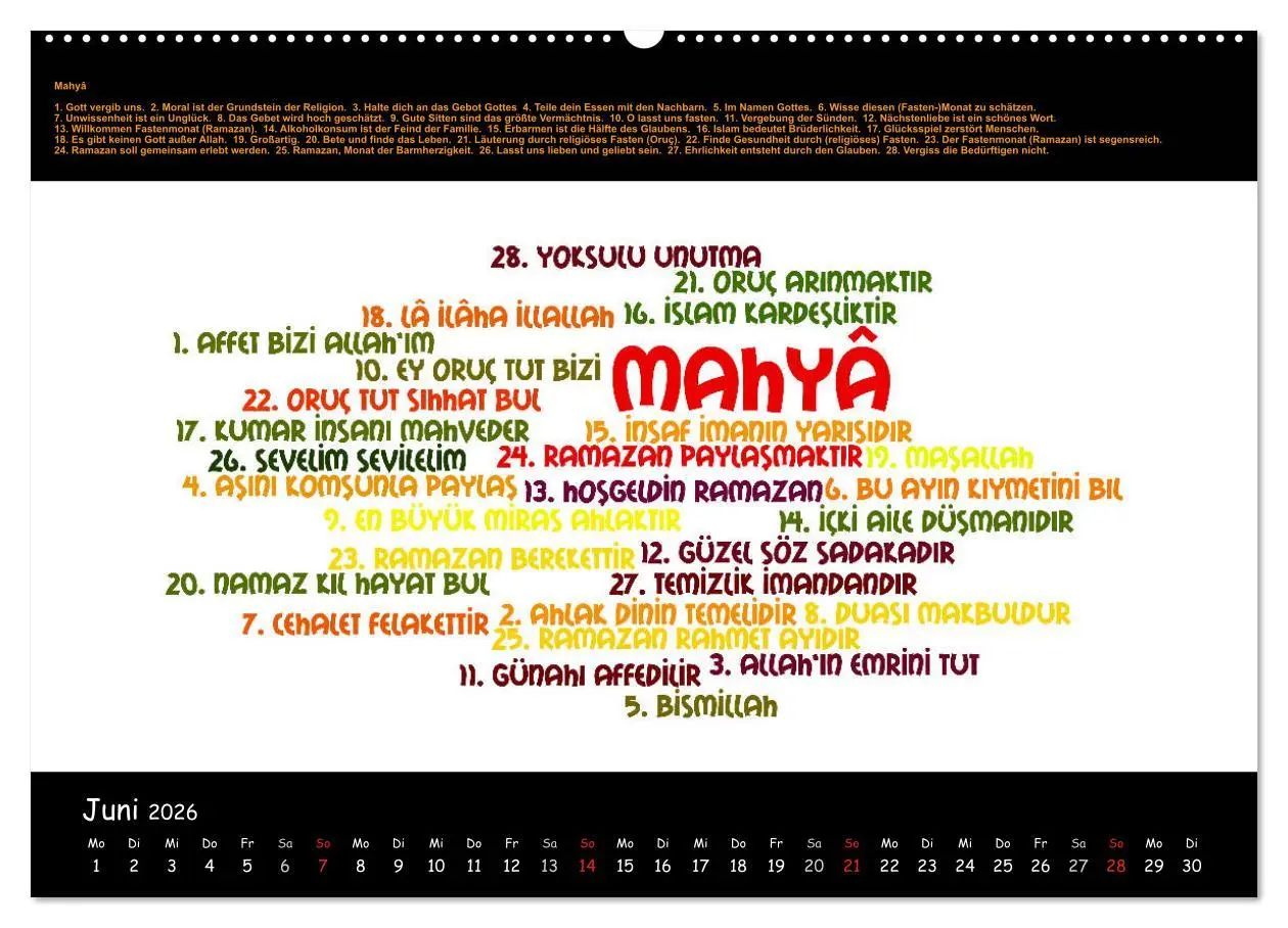 Bild: 9783516004564 | Sprachkalender Türkisch-Deutsch (hochwertiger Premium Wandkalender...