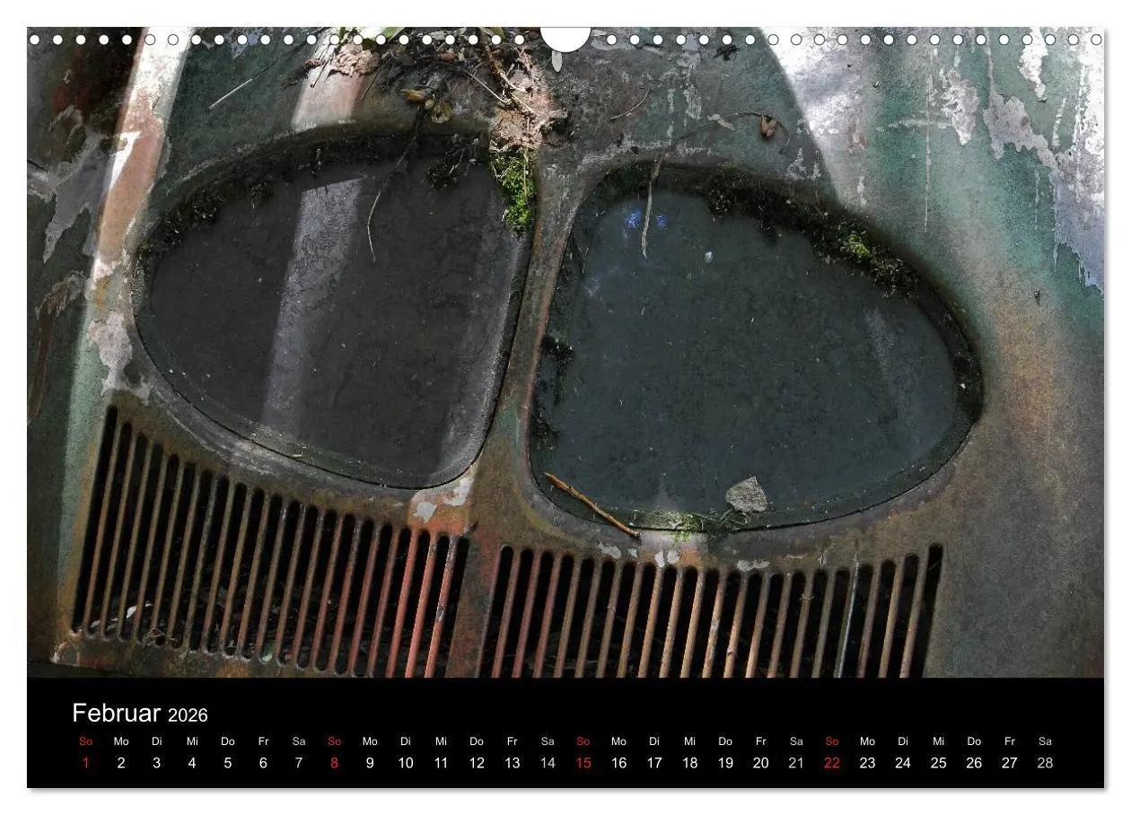 Bild: 9783516174564 | ROSTLAUBEN Die schönsten Autowracks (Wandkalender 2026 DIN A3...
