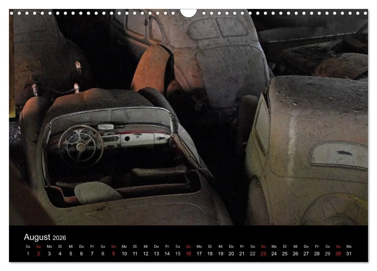 Bild: 9783516174564 | ROSTLAUBEN Die schönsten Autowracks (Wandkalender 2026 DIN A3...