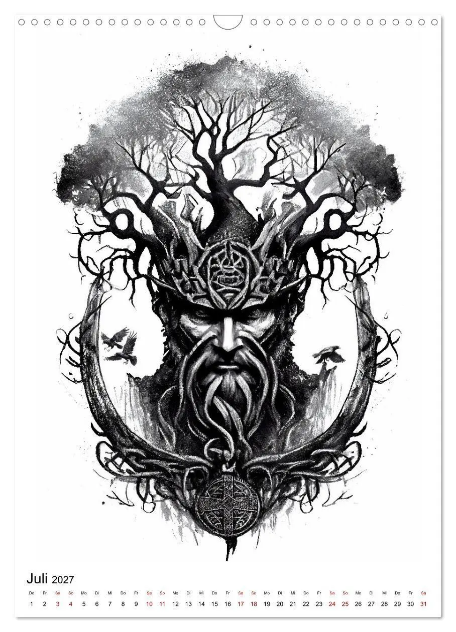 Bild: 9783569334564 | Welt und Mythologie der Wikinger (Wandkalender 2027 DIN A3 hoch),...