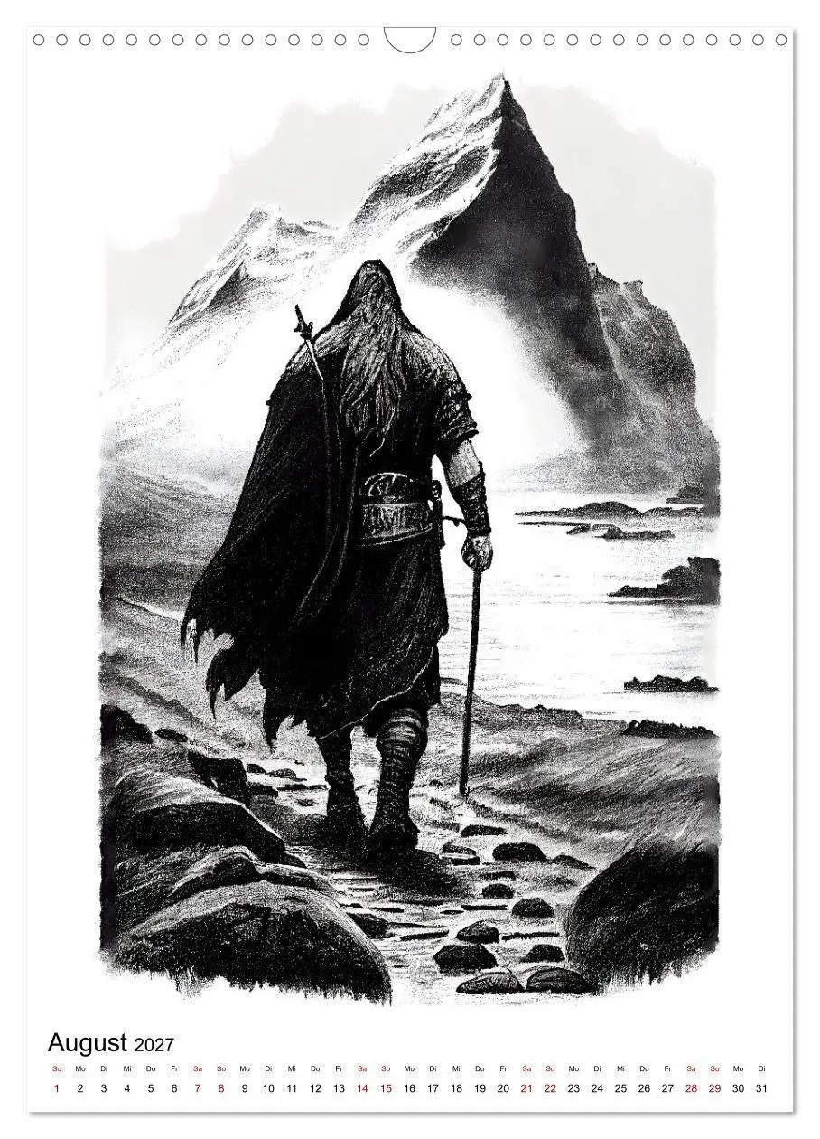 Bild: 9783569334564 | Welt und Mythologie der Wikinger (Wandkalender 2027 DIN A3 hoch),...