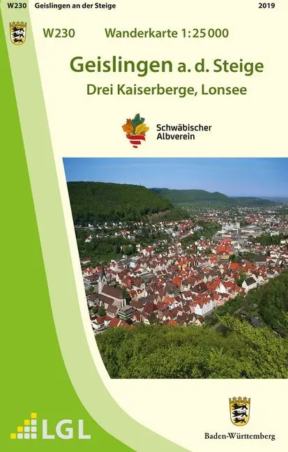 Cover: 9783863984564 | Topografische Wanderkarte Baden-Württemberg Geislingen a. d. Steige