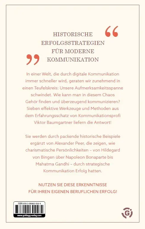 Autor: 9783990604564 | Die Kunst des Überzeugens | Zeitlose Rhetorik für persönlichen Gewinn