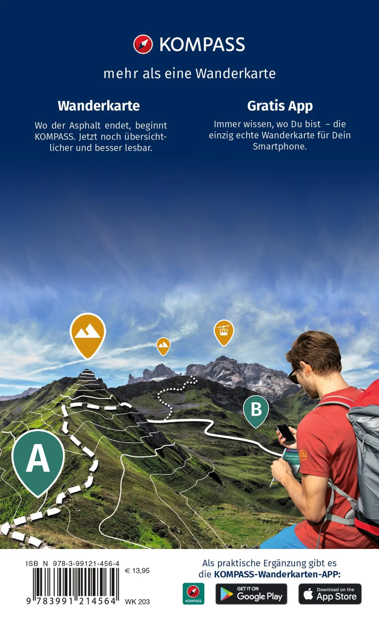 Rückseite: 9783991214564 | KOMPASS Wanderkarten-Set 203 Waldviertel, Kamptal, Wachau (2...