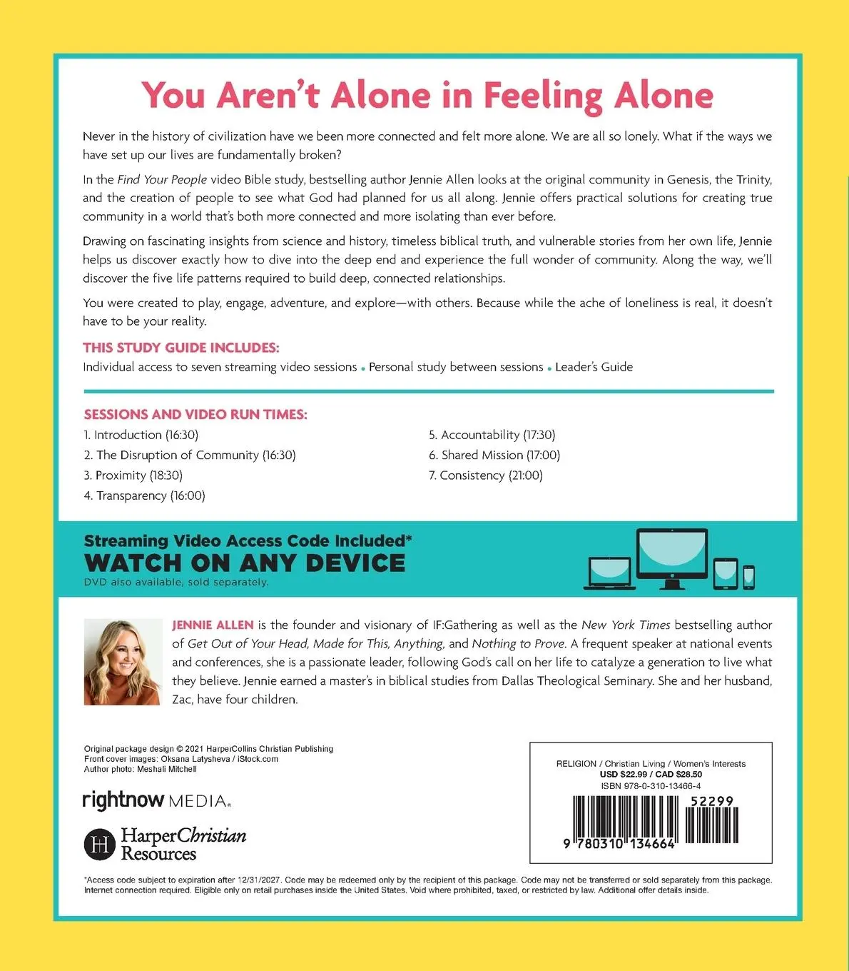 Rückseite: 9780310134664 | Find Your People Bible Study Guide plus Streaming Video Softcover