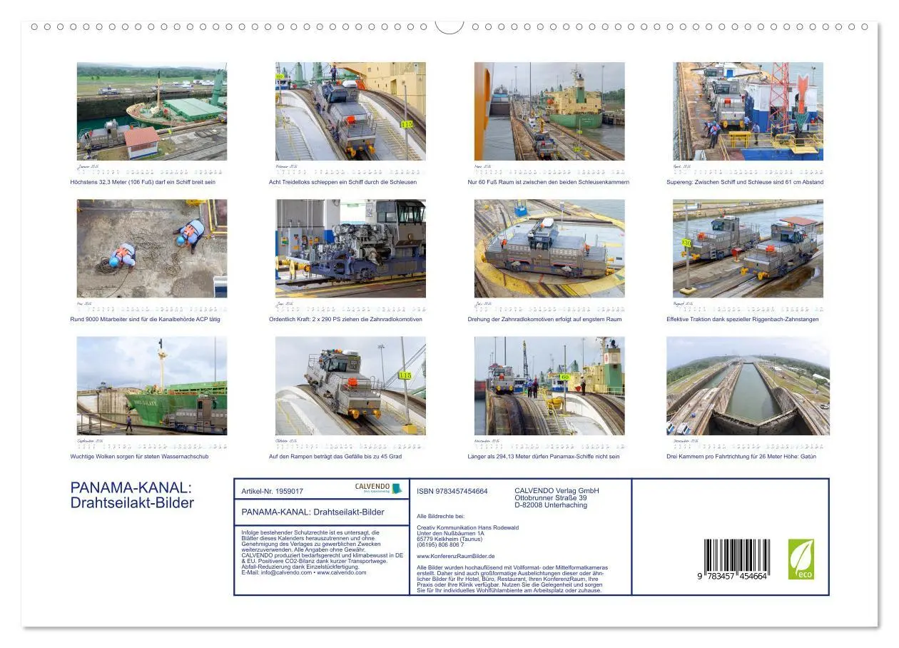 Bild: 9783457454664 | PANAMA-KANAL: Drahtseilakt-Bilder (hochwertiger Premium...