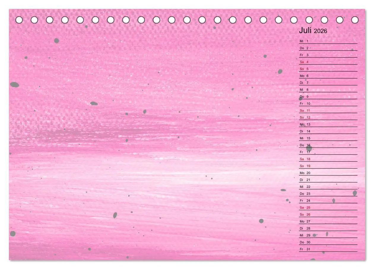 Bild: 9783457524664 | Pastellbunter DIY-Bastelkalender (Tischkalender 2026 DIN A5 quer),...