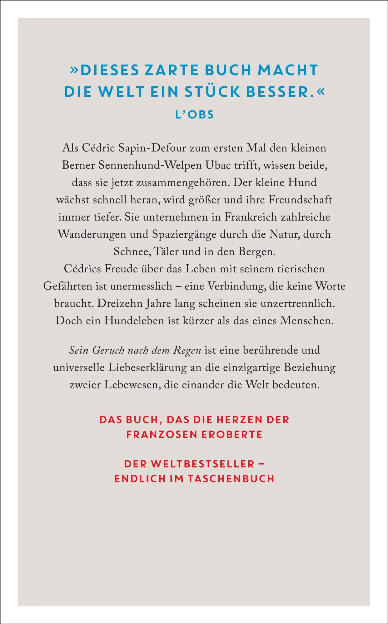 Rückseite: 9783458684664 | Sein Geruch nach dem Regen | Cédric Sapin-Defour | Taschenbuch | 2026