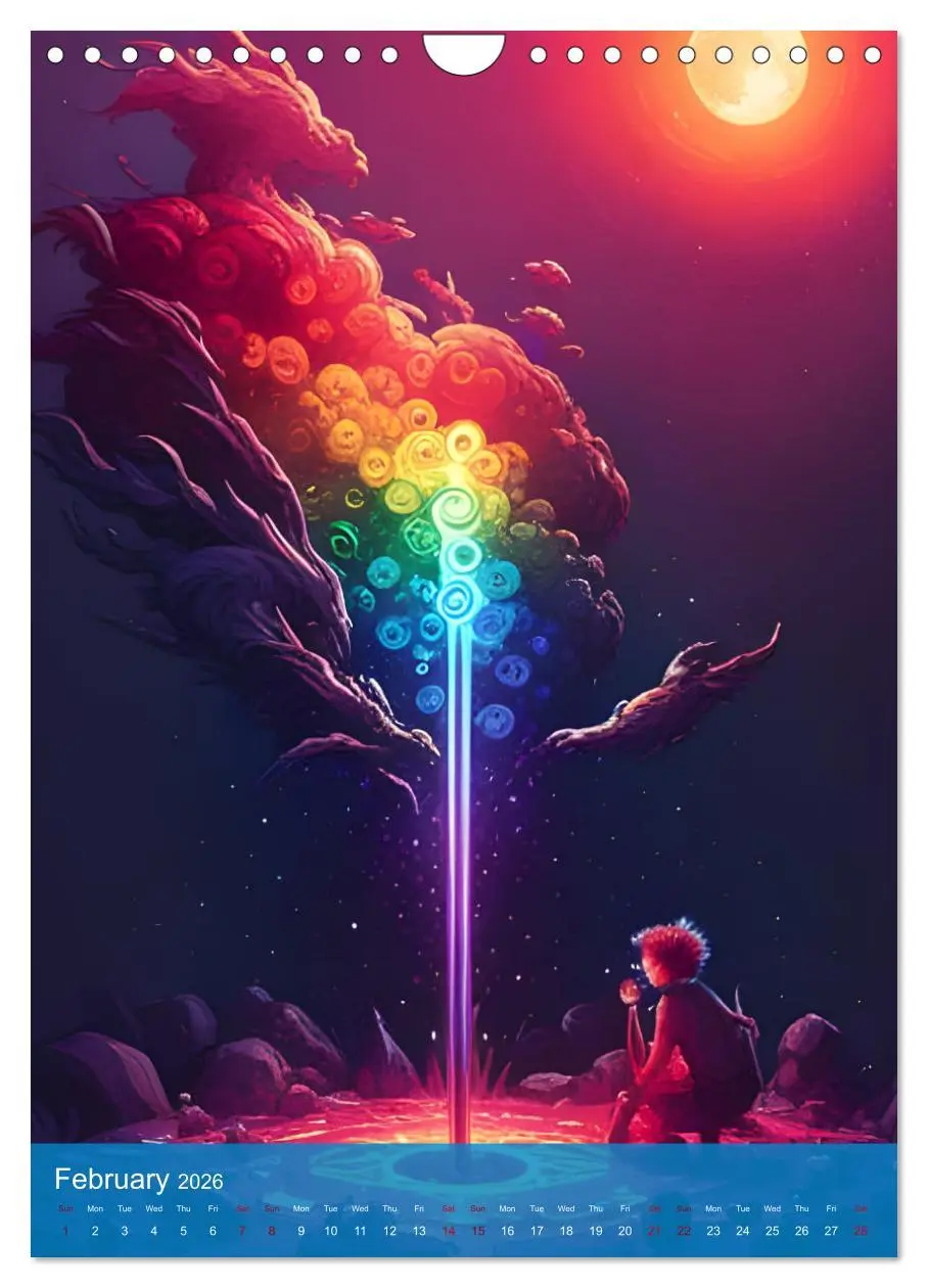 Bild: 9783516544664 | Rainbow Horizons (Wall Calendar 2026 DIN A4 portrait), CALVENDO 12...