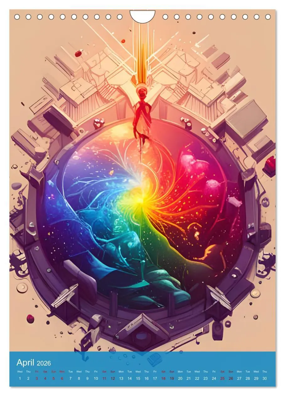 Bild: 9783516544664 | Rainbow Horizons (Wall Calendar 2026 DIN A4 portrait), CALVENDO 12...