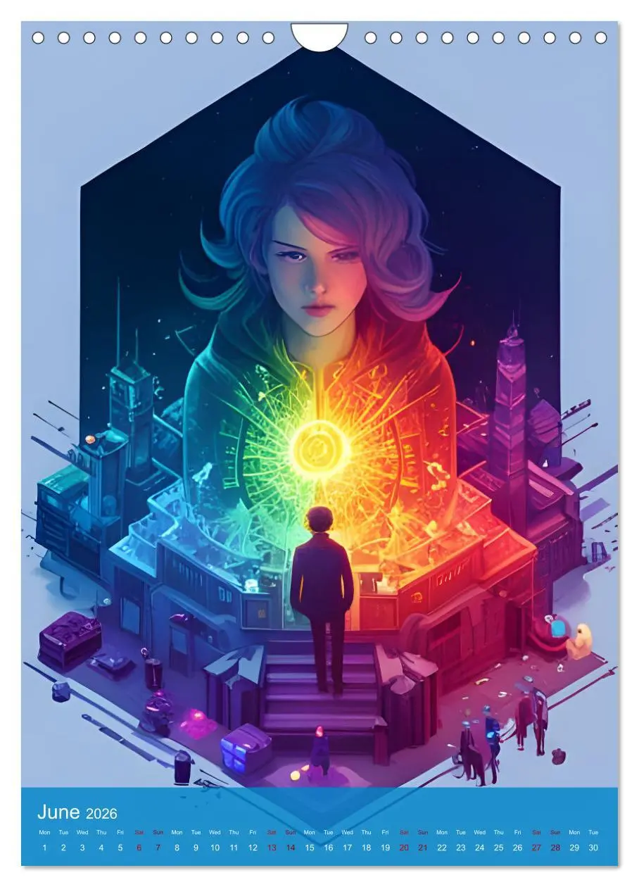 Bild: 9783516544664 | Rainbow Horizons (Wall Calendar 2026 DIN A4 portrait), CALVENDO 12...