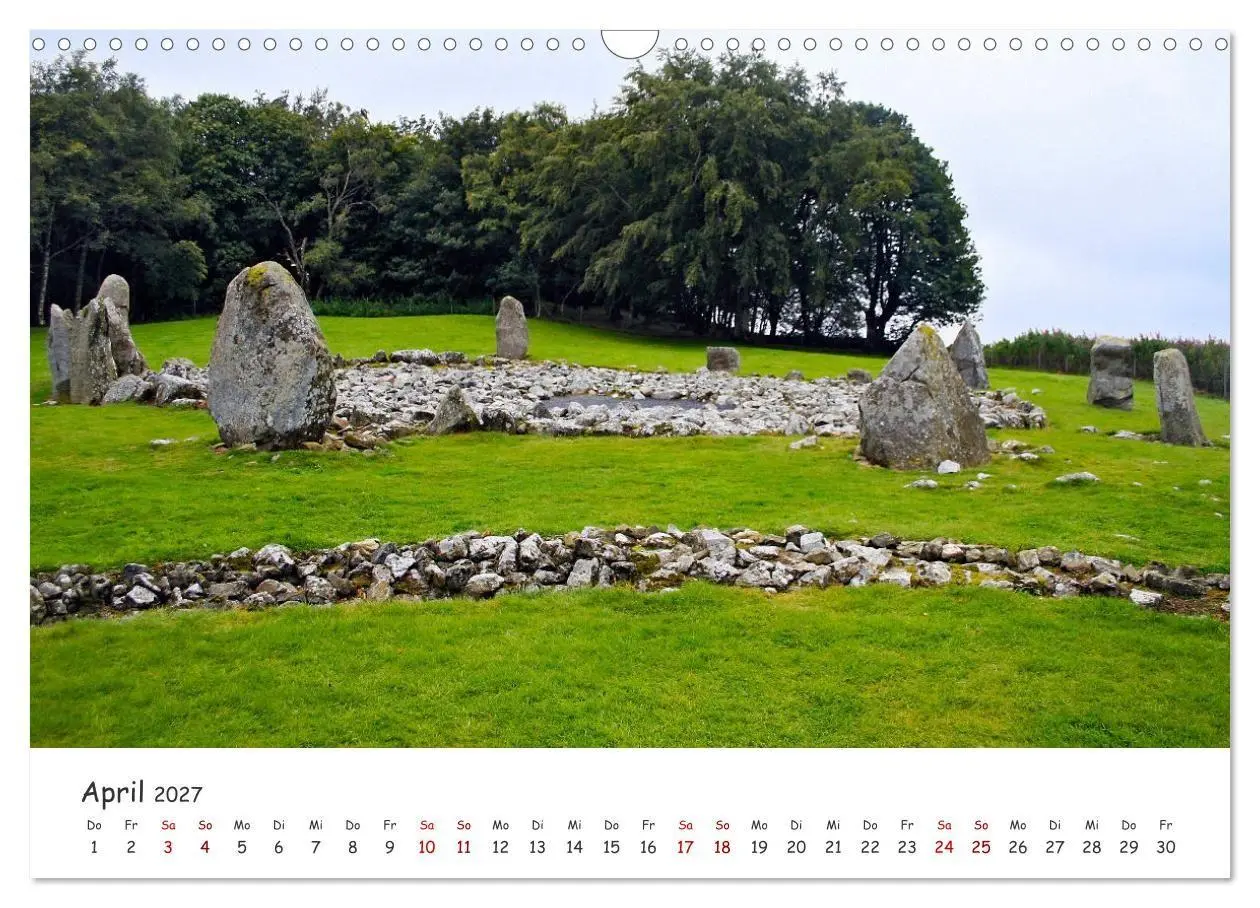 Bild: 9783569494664 | Magische Orte - Steinkreise, Dolmen, Megalithen (Wandkalender 2027...