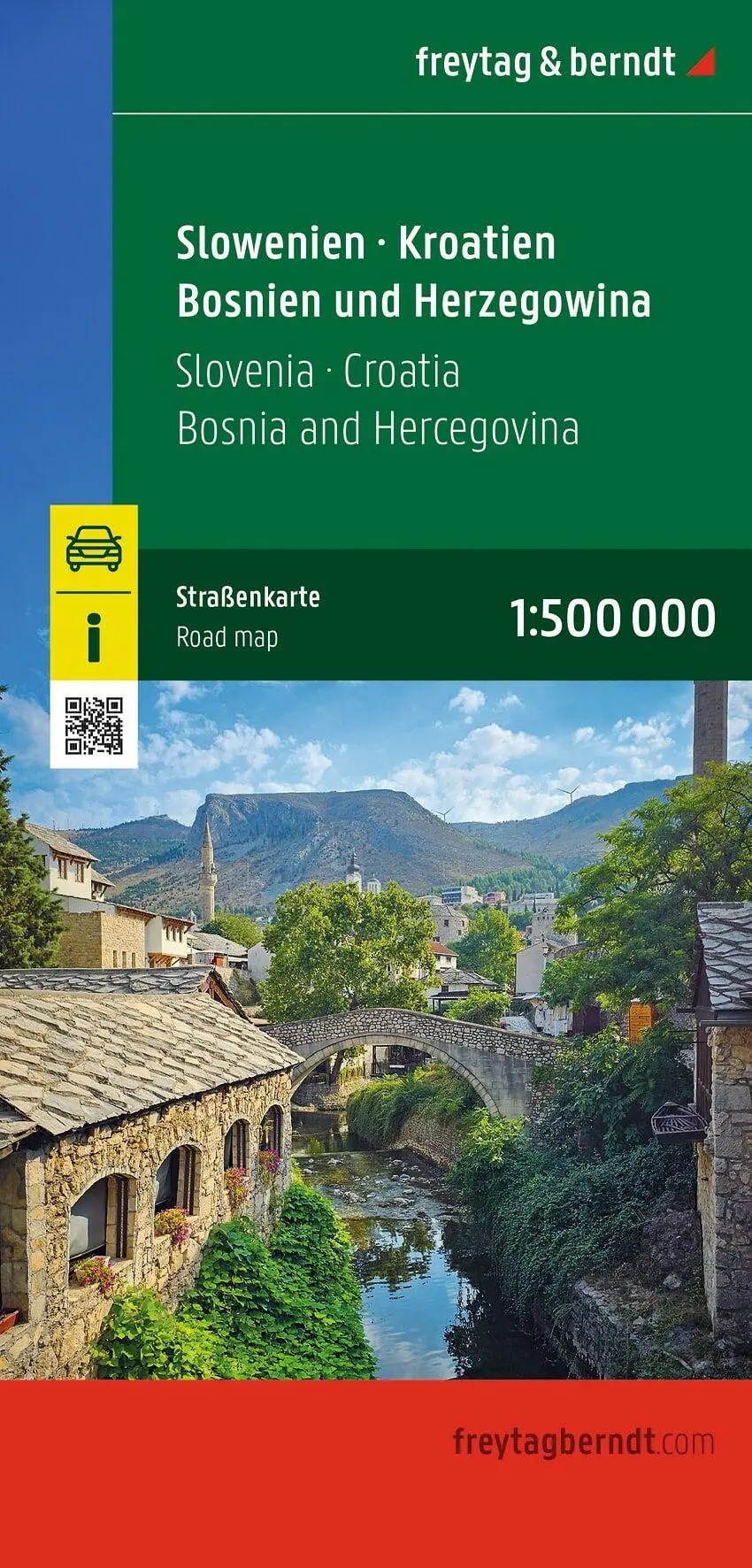 Cover: 9783707924664 | Slowenien - Kroatien - Bosnien und Herzegowina, Straßenkarte...