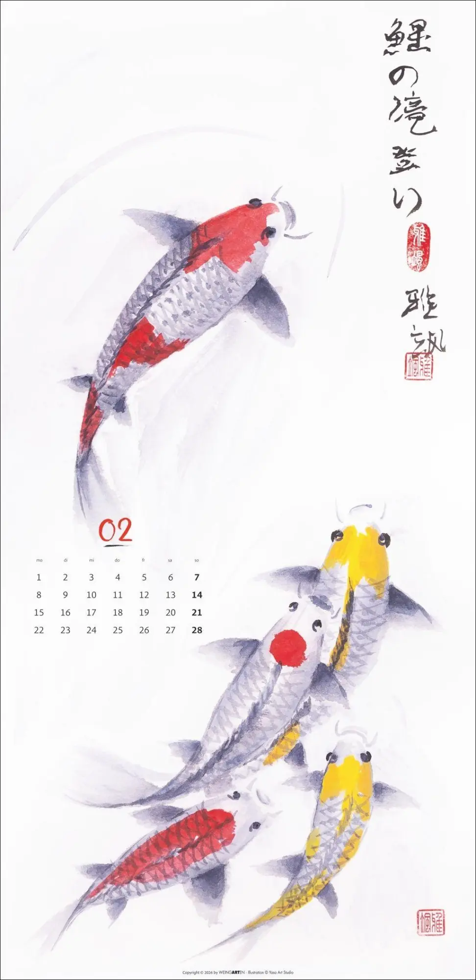 Bild: 9783839904664 | Japan Spirit 2027 - The Art of Sumi-e | Yasa | Kalender | 14 S. | 2027