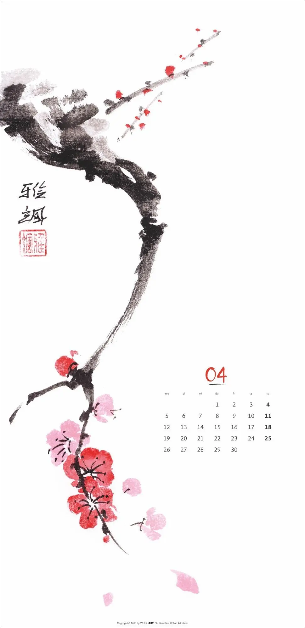 Bild: 9783839904664 | Japan Spirit 2027 - The Art of Sumi-e | Yasa | Kalender | 14 S. | 2027