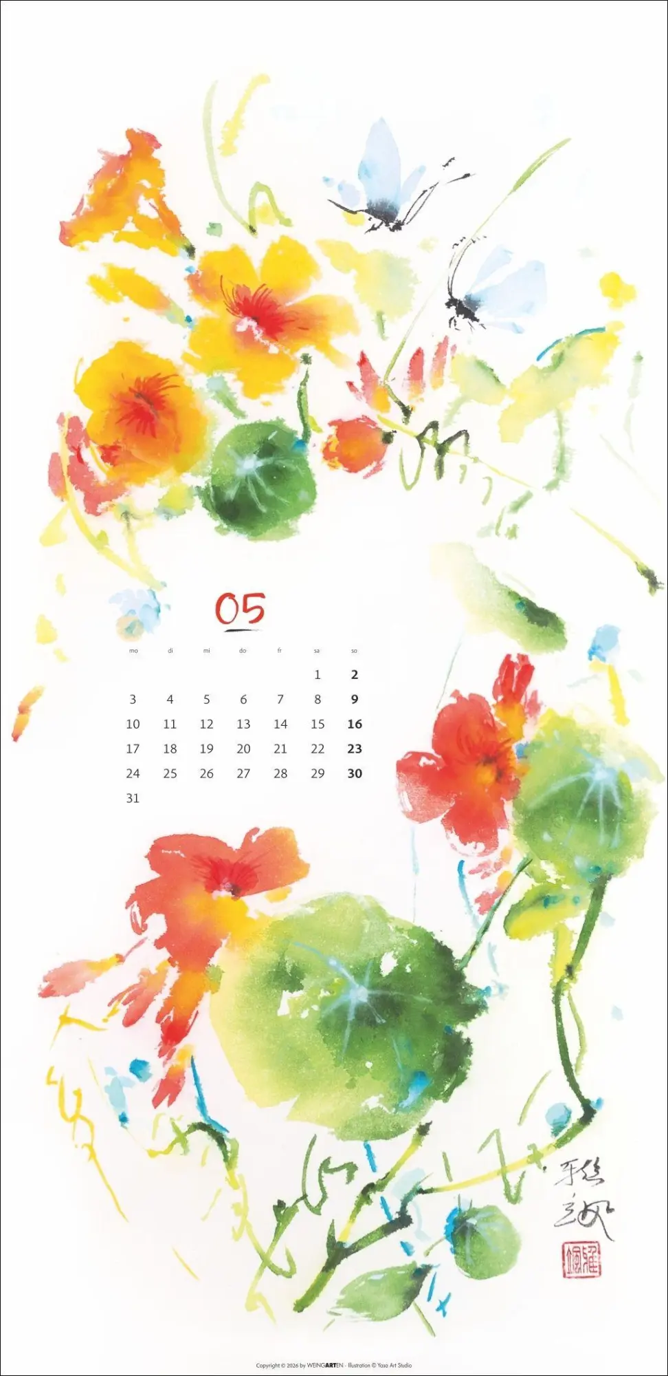 Bild: 9783839904664 | Japan Spirit 2027 - The Art of Sumi-e | Yasa | Kalender | 14 S. | 2027
