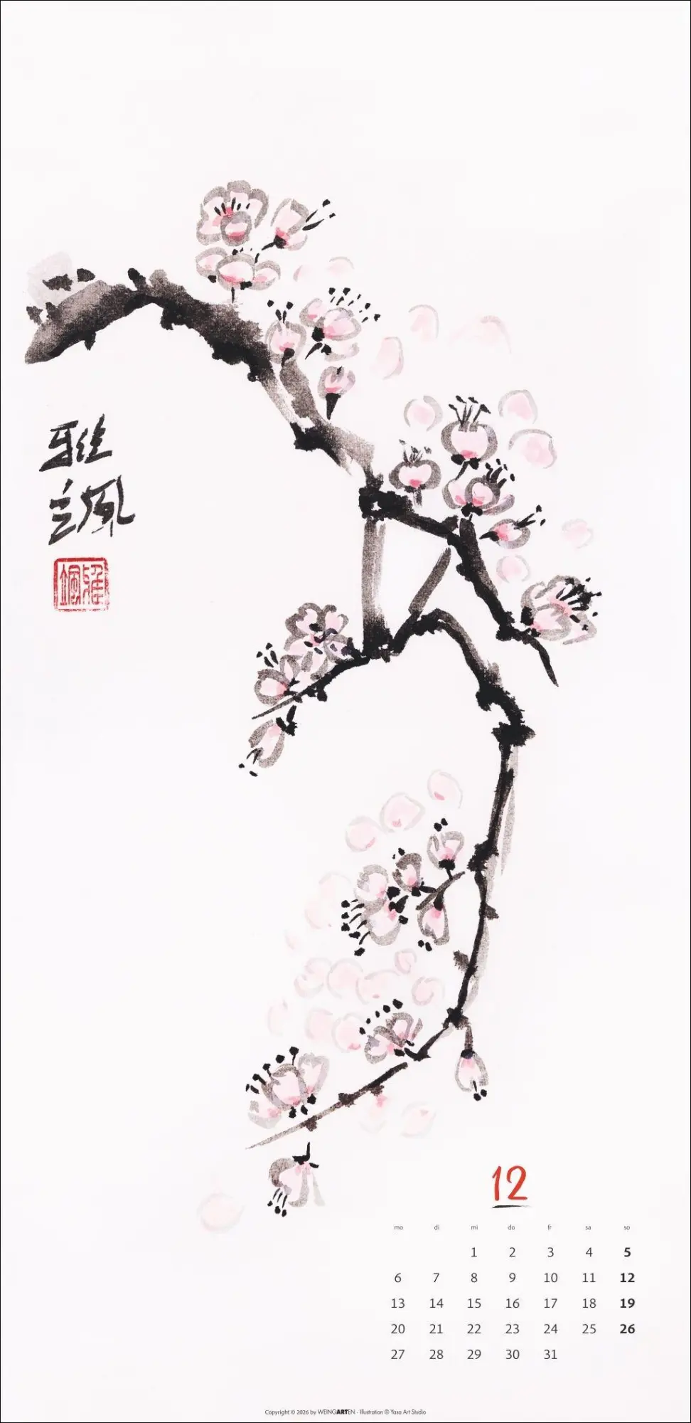 Bild: 9783839904664 | Japan Spirit 2027 - The Art of Sumi-e | Yasa | Kalender | 14 S. | 2027