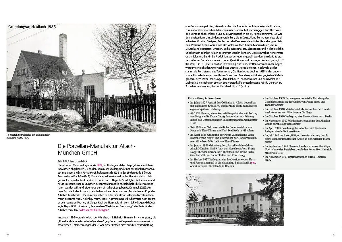 Bild: 9783948974664 | Allacher Porzellan | Porzellankunst unter SS-Regie | Walter G. Demmel