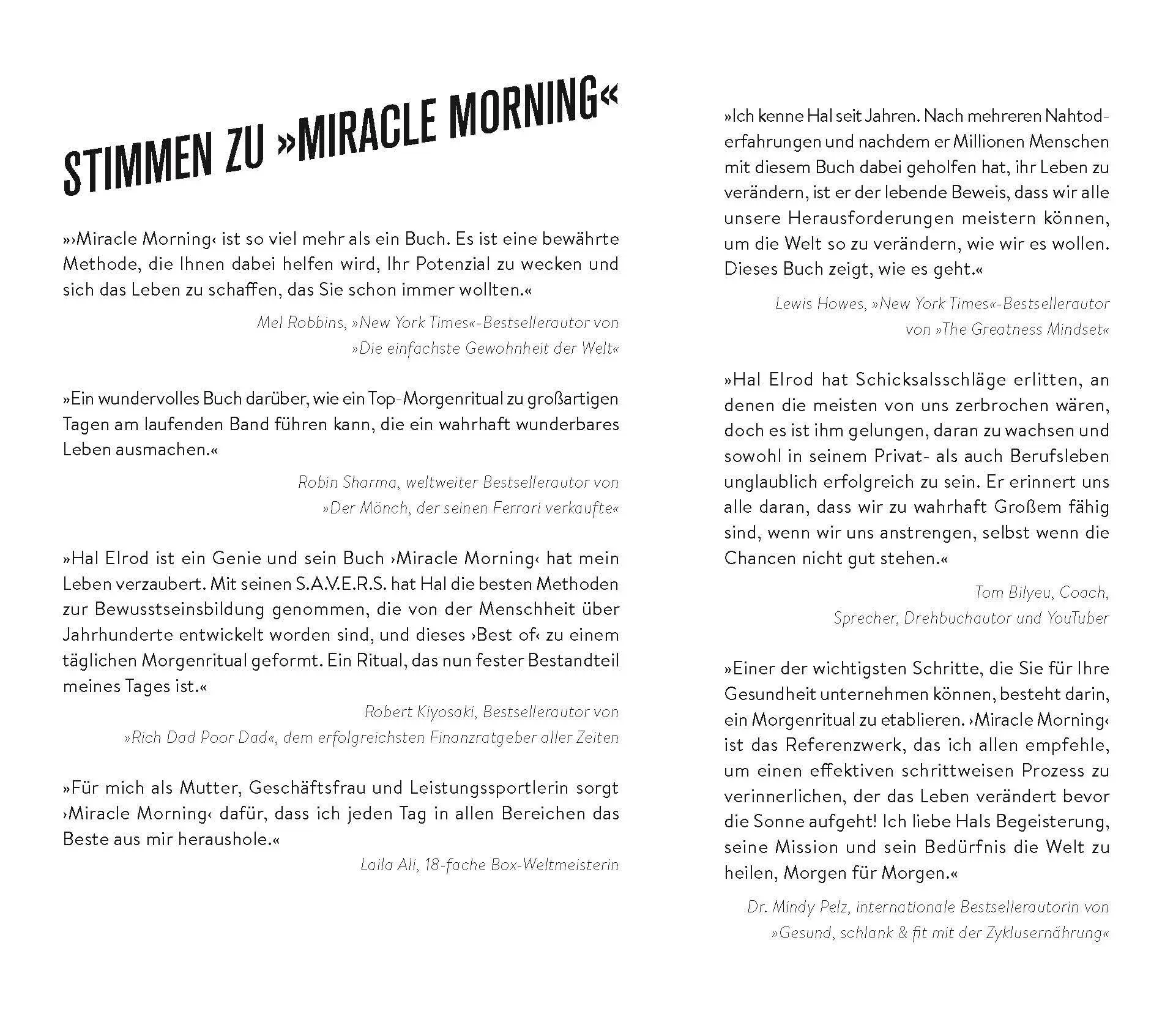 Bild: 9783424154764 | Miracle Morning | Hal Elrod | Taschenbuch | 288 S. | Deutsch | 2023