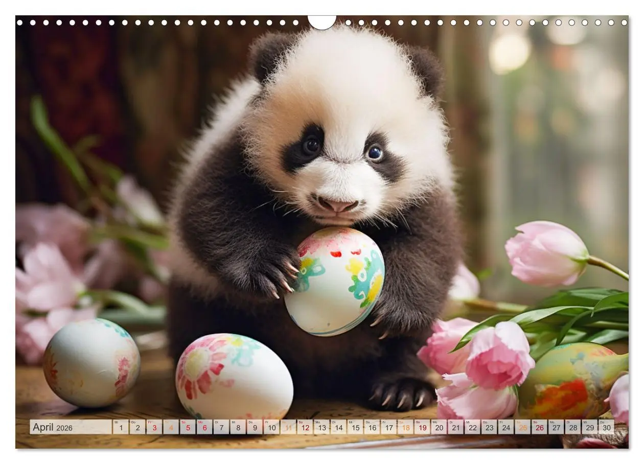 Bild: 9783457514764 | Die Abenteuer des kleinen Panda (Wandkalender 2026 DIN A3 quer),...