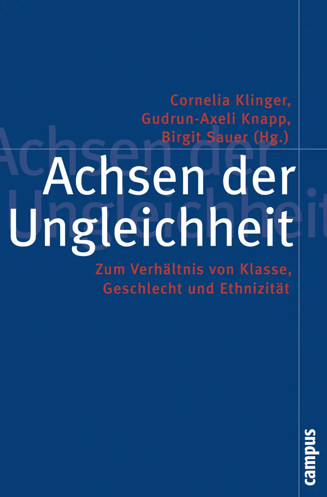 Cover: 9783593384764 | Achsen der Ungleichheit | Cornelia Klinger (u. a.) | Taschenbuch