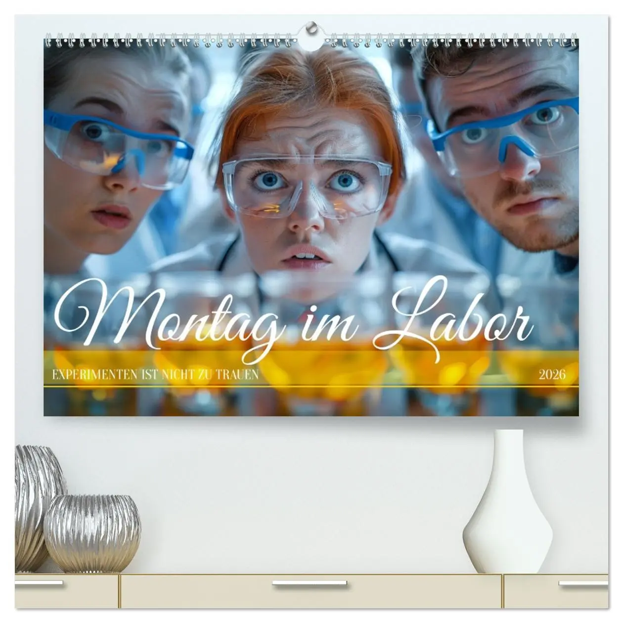 Cover: 9783457434864 | Montag im Labor (hochwertiger Premium Wandkalender 2026 DIN A2...
