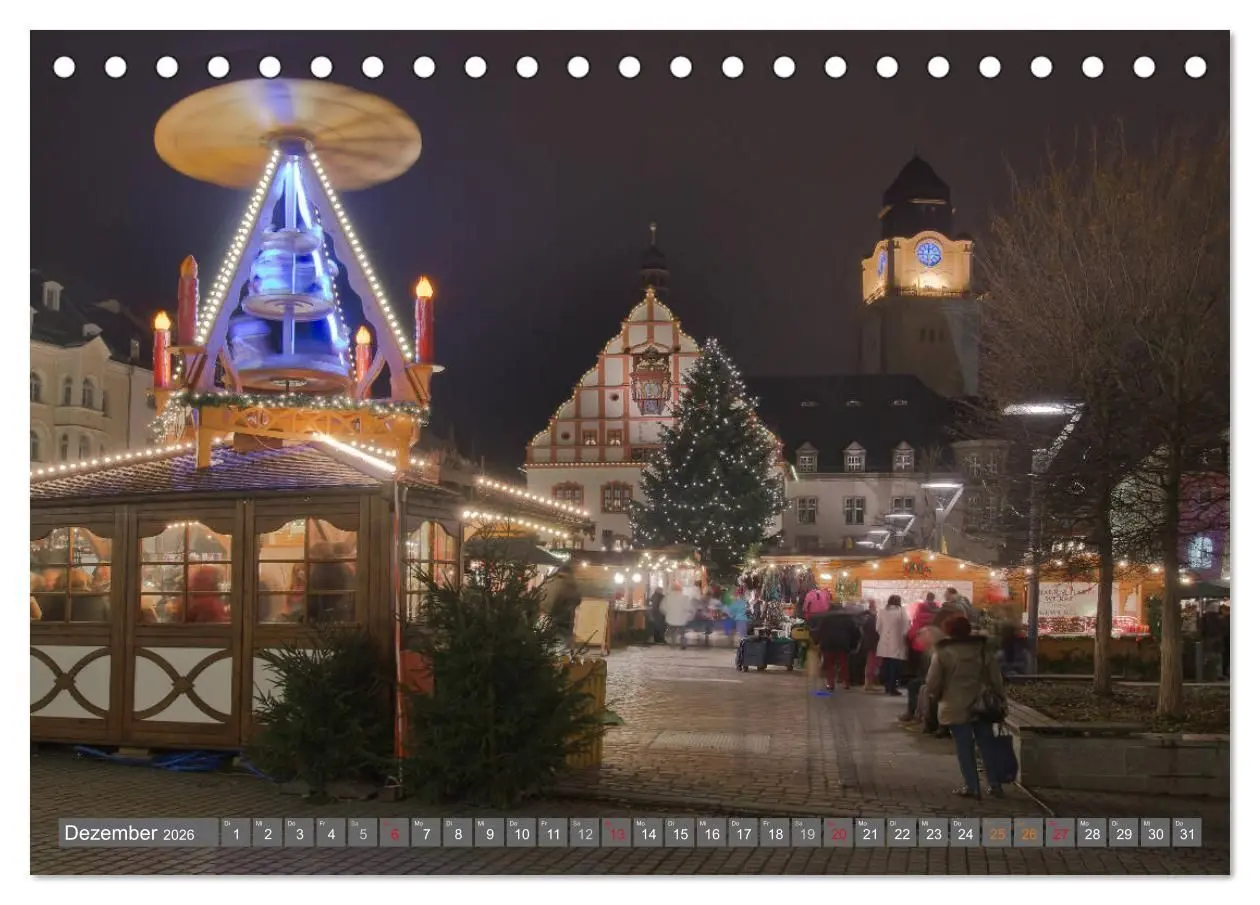 Bild: 9783516074864 | Vogtland - Impressionen (Tischkalender 2026 DIN A5 quer), CALVENDO...