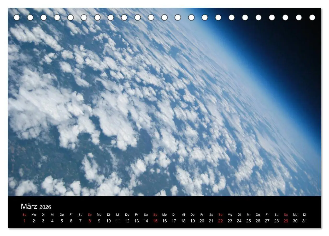 Bild: 9783516214864 | Eine Reise in die Stratosphäre (Tischkalender 2026 DIN A5 quer),...