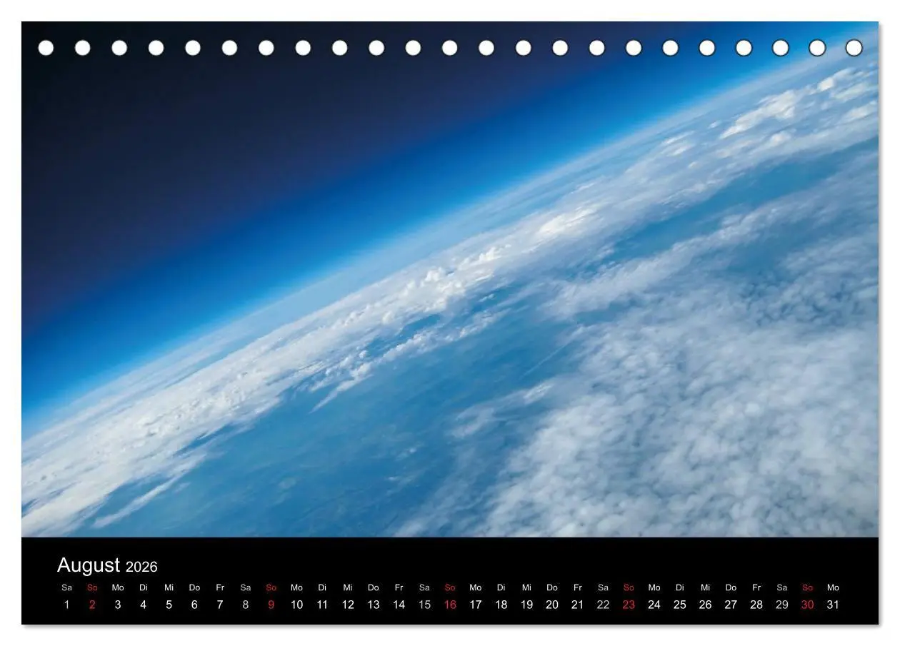 Bild: 9783516214864 | Eine Reise in die Stratosphäre (Tischkalender 2026 DIN A5 quer),...