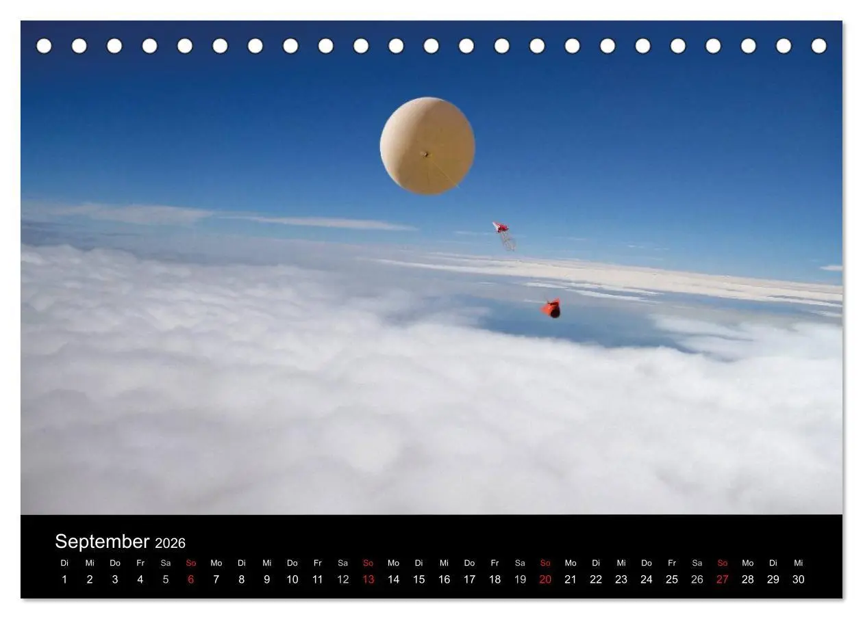 Bild: 9783516214864 | Eine Reise in die Stratosphäre (Tischkalender 2026 DIN A5 quer),...
