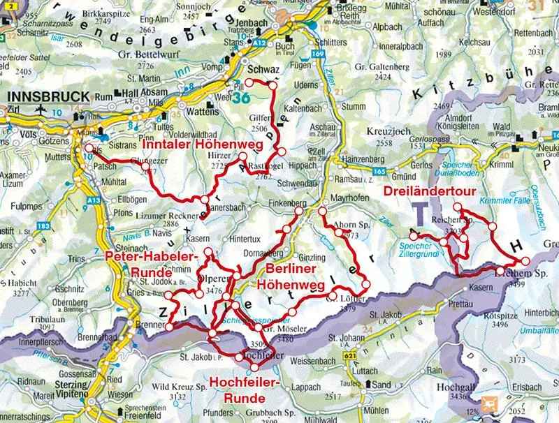 Bild: 9783763344864 | Trekking im Zillertal | Mark Zahel | Taschenbuch | Rother Wanderführer